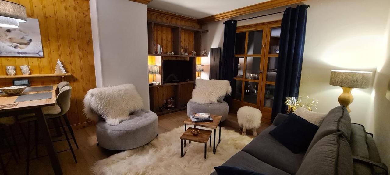 Arc 1950 Appartement De Standing Refuge Du Montagnard, Vue Incroyable Sur Le Montblanc, Skis Aux Pieds Acces Spa Et Piscine Les Arcs  Kültér fotó