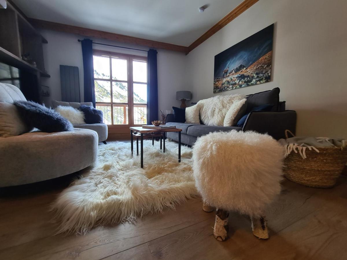 Arc 1950 Appartement De Standing Refuge Du Montagnard, Vue Incroyable Sur Le Montblanc, Skis Aux Pieds Acces Spa Et Piscine Les Arcs  Kültér fotó