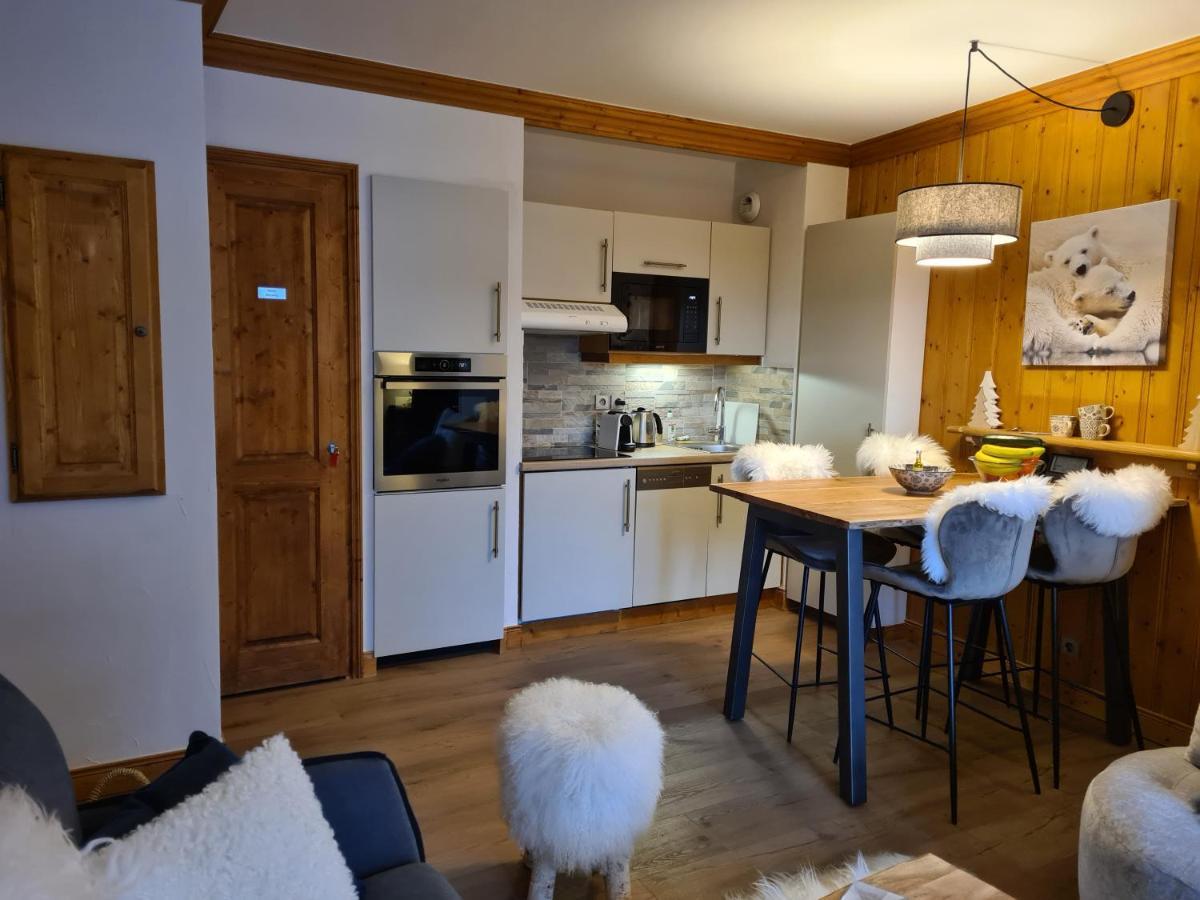 Arc 1950 Appartement De Standing Refuge Du Montagnard, Vue Incroyable Sur Le Montblanc, Skis Aux Pieds Acces Spa Et Piscine Les Arcs  Kültér fotó