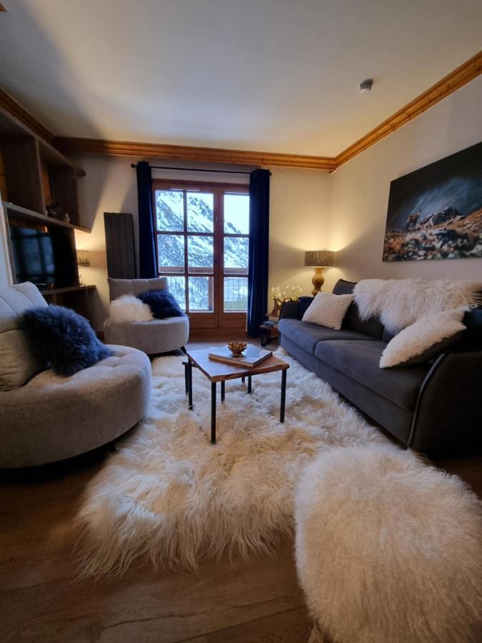 Arc 1950 Appartement De Standing Refuge Du Montagnard, Vue Incroyable Sur Le Montblanc, Skis Aux Pieds Acces Spa Et Piscine Les Arcs  Kültér fotó