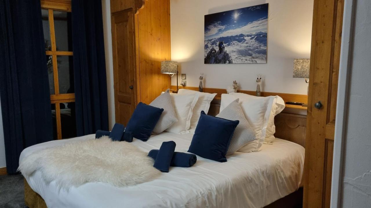 Arc 1950 Appartement De Standing Refuge Du Montagnard, Vue Incroyable Sur Le Montblanc, Skis Aux Pieds Acces Spa Et Piscine Les Arcs  Kültér fotó