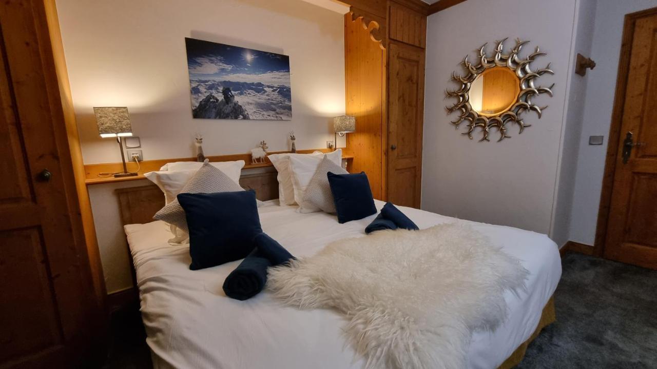 Arc 1950 Appartement De Standing Refuge Du Montagnard, Vue Incroyable Sur Le Montblanc, Skis Aux Pieds Acces Spa Et Piscine Les Arcs  Kültér fotó